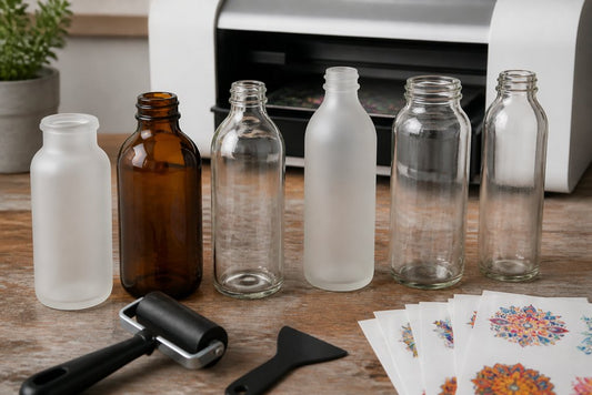 5 Ways to Brand Glass Bottles with UV DTF