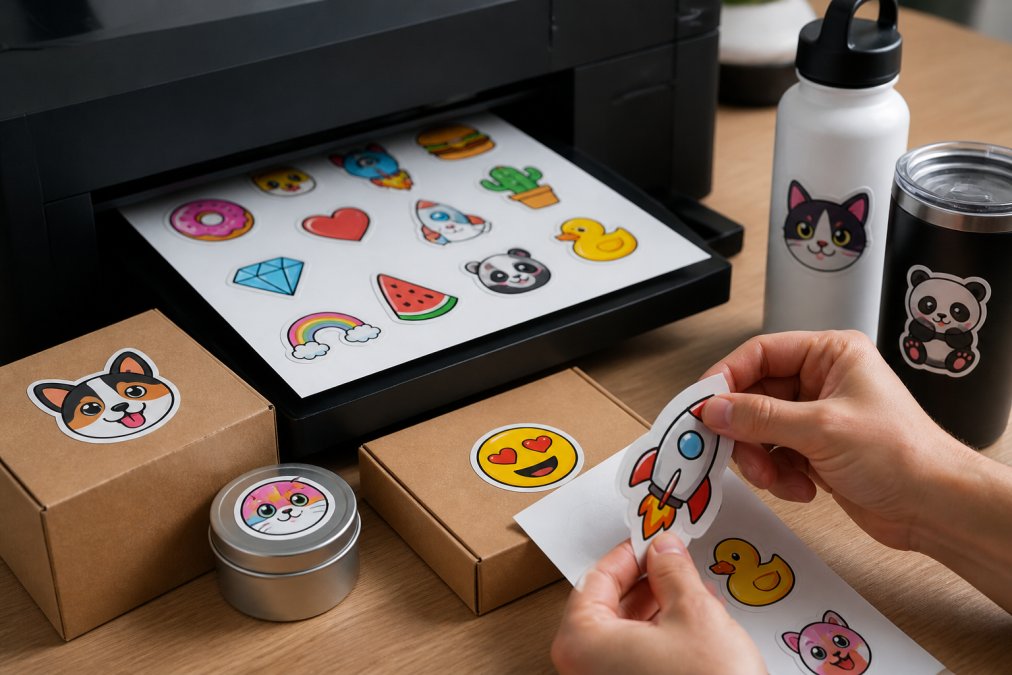 Custom UV DTF Stickers for Packaging Solutions